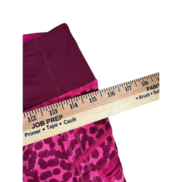 Lululemon Run: Top Speed Crop Size 8 Ace Spot Jewelled Magenta Purple Leggings - Picture 7 of 9